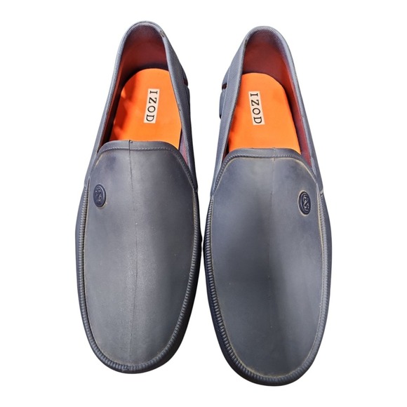 IZOD Aqua Boat Loafer Shoes Men's Size 10 Navy Slip-On‎ Dockside Sailing Resort - Picture 1 of 8